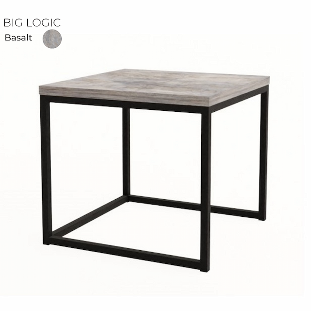 Стол журнальный квадратный большой Алсав BIG LOGIC 21B-LOGIC.001 Basalt