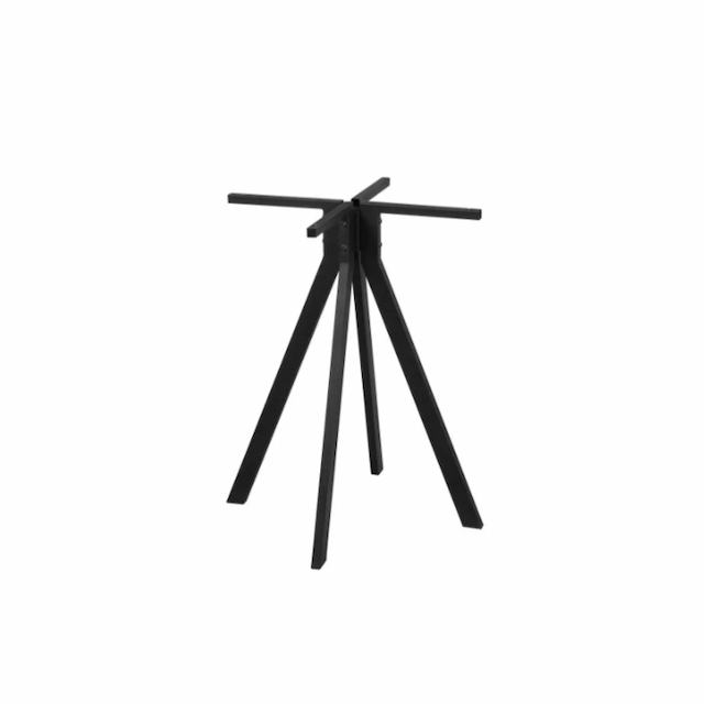 Подстолье Клен Скат (порошковое покрытие, черный муар) дуо282