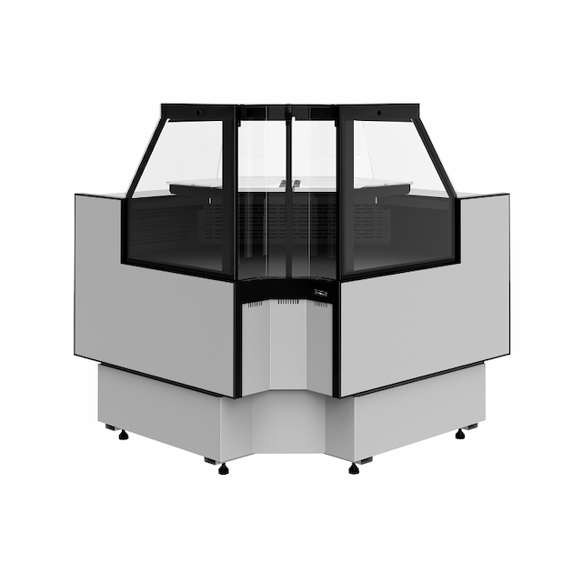 Витрина холодильная Carboma Palm 3 GC95 VV-6-1 внутренний угол без боковин (версия 2.0) 9006-0430