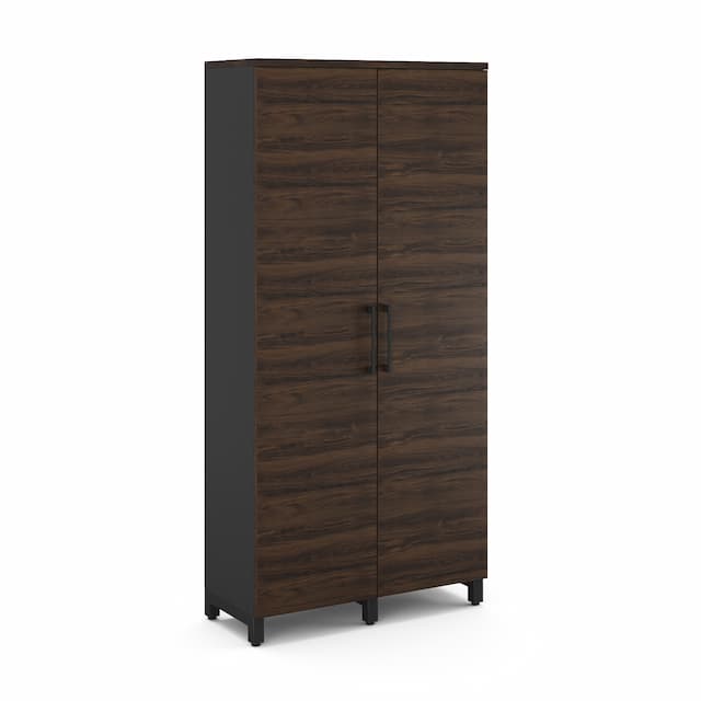 Шкаф распашной Kobor HR/5-90/60/M black/charlston
