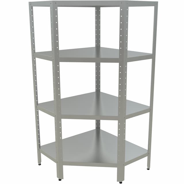 Стеллаж кухонный угловой КОБОР СКУ-6/4-80/100