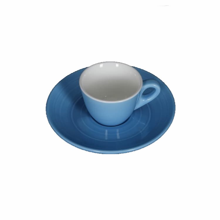 Чашка кофейная Corone Caffetteria 80 мл голубой