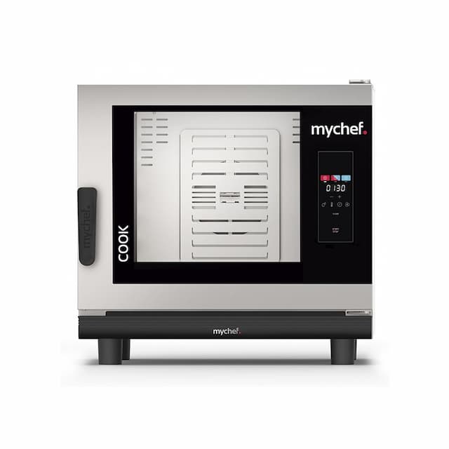 Пароконвектомат электрический 6 ур. GN1/1, облачное хранение, автоматическая мойка Distform Mychef Cook Pro 6 GN 1/1 right opening, WiFi